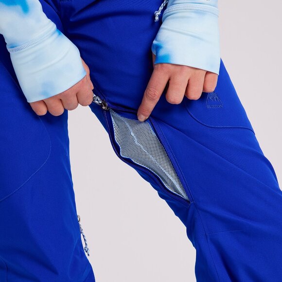 Burton Women's Gloria Stretch 2-layer Cobalt Blue Ski Snowboard Pants 2022 NWT - Picture 4 of 9